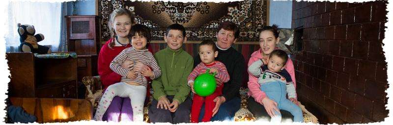 group photo people holding babies