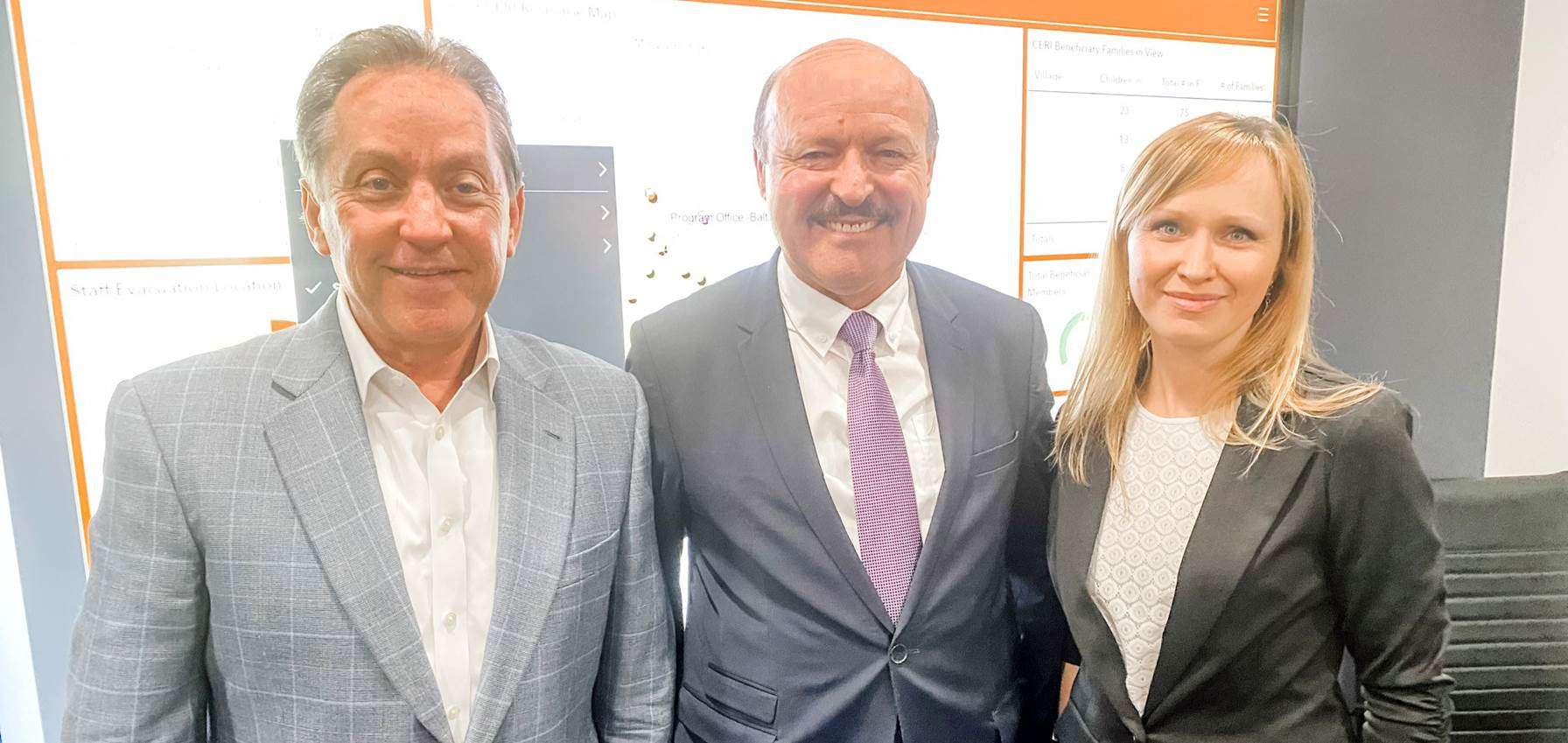 Kevin Dinnin, Valeriu Ghilețchi, Connie Belciug