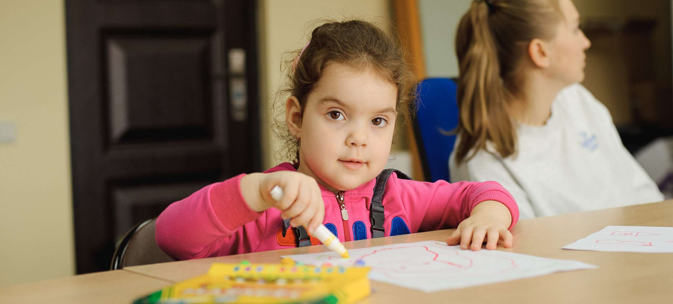 Ukrainian girl at CERI's office in Moldova