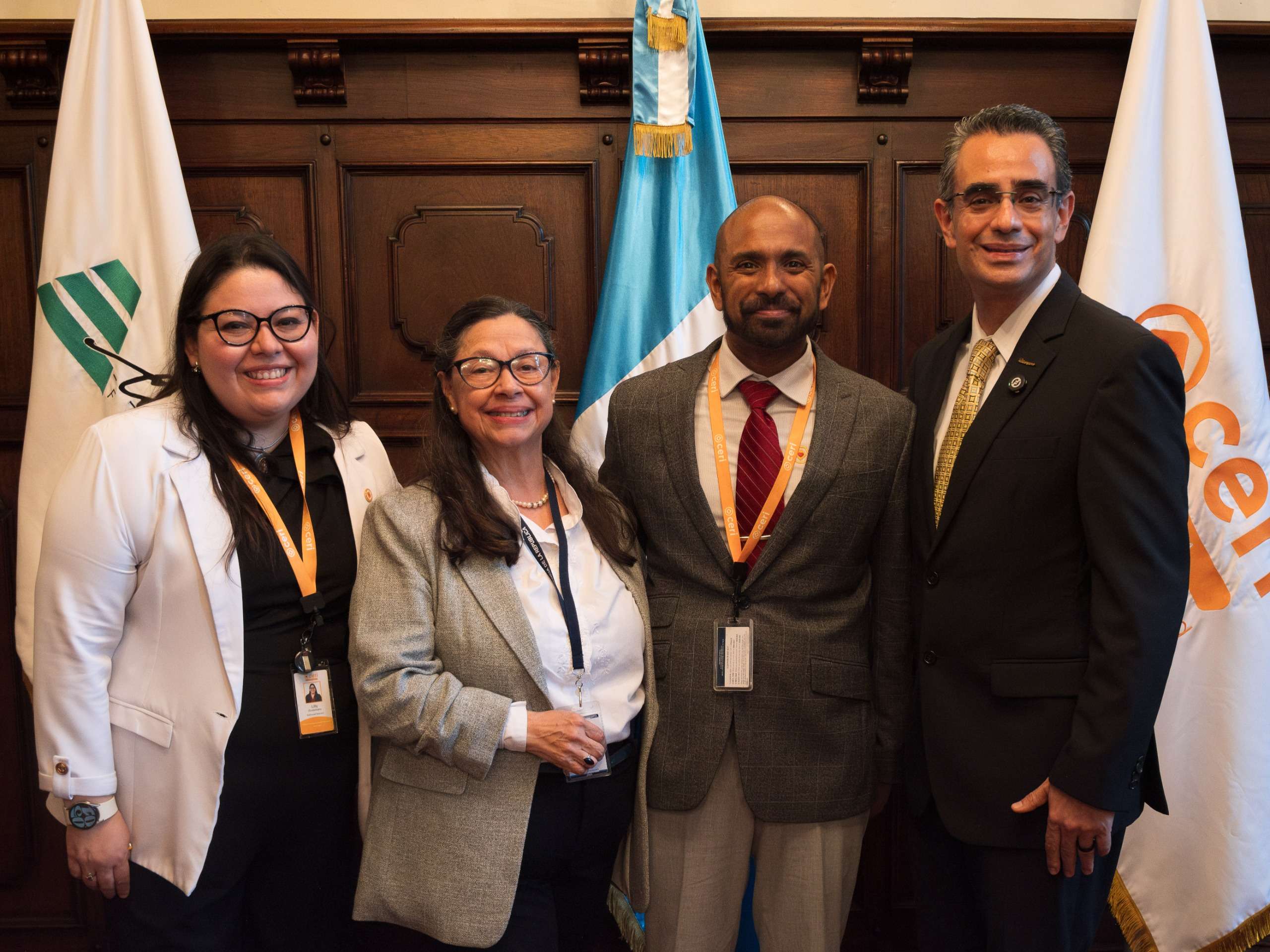 CERI agreement with Guatemala. Vice President of Guatemala. Opportunities for Young Leaders. Carlos F. Novella Foundation.