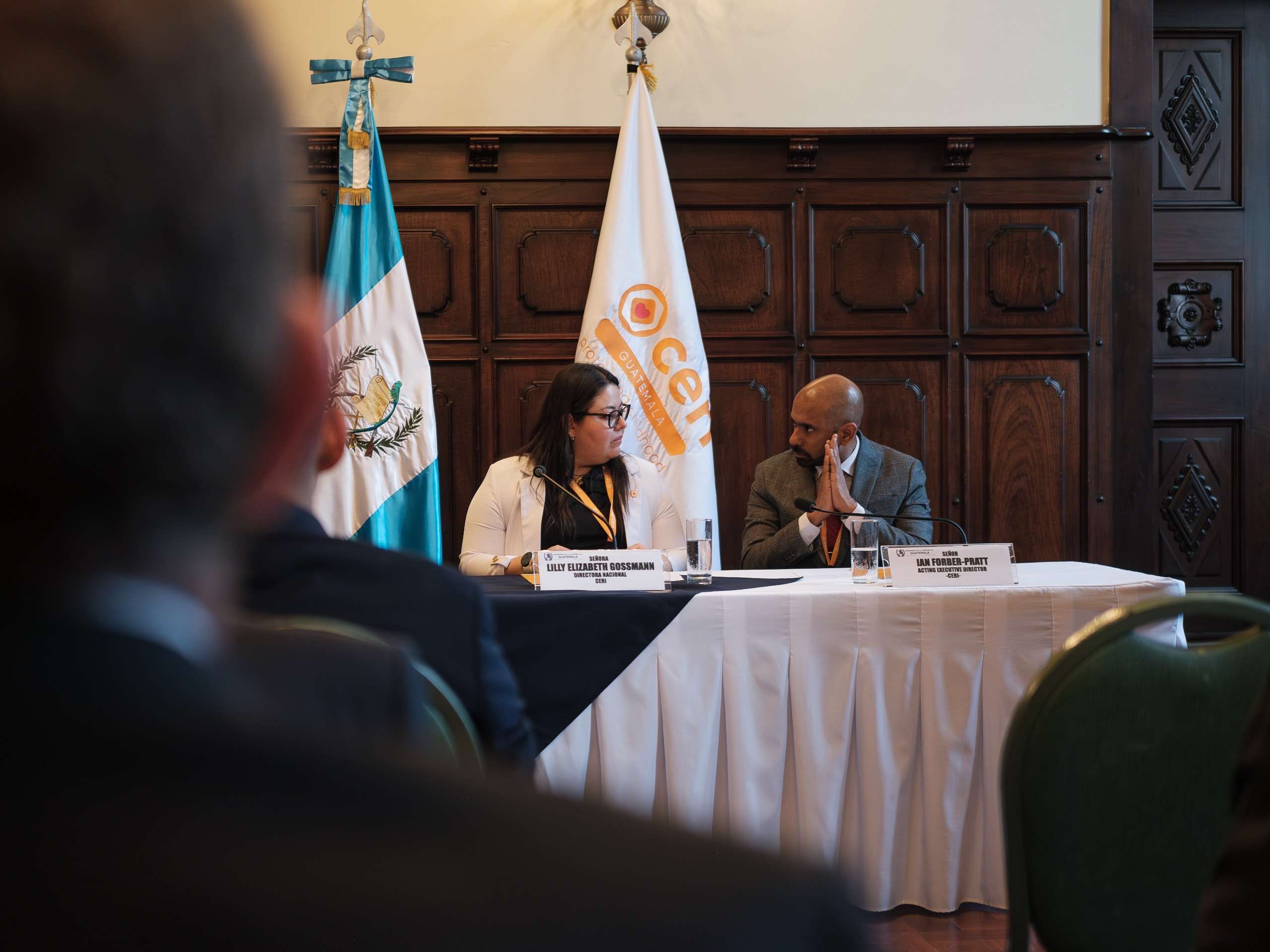 CERI agreement with Guatemala. Vice President of Guatemala. Opportunities for Young Leaders. Carlos F. Novella Foundation.