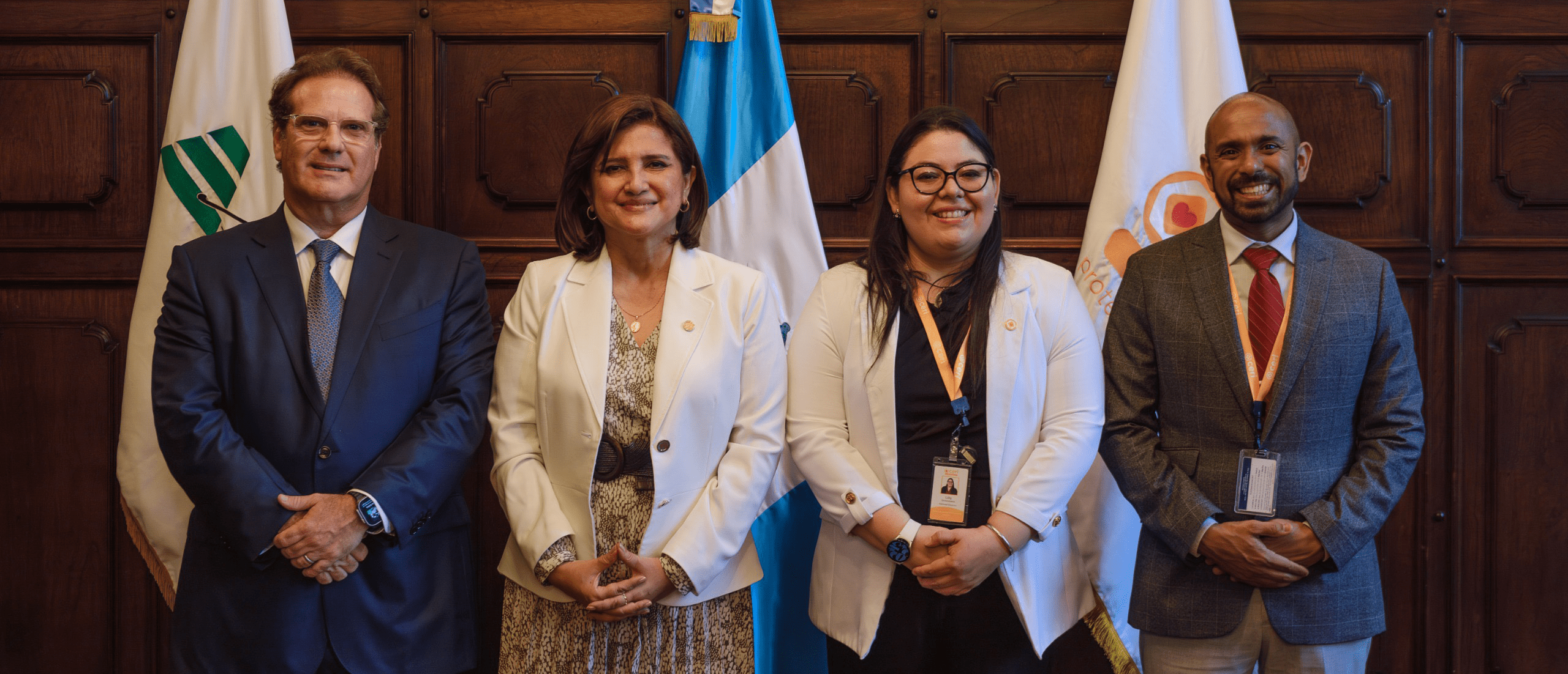 CERI agreement with Guatemala. Vice President of Guatemala. Opportunities for Young Leaders. Carlos F. Novella Foundation.